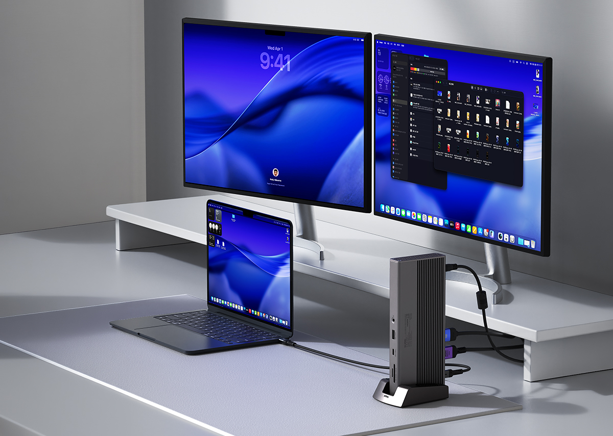 아트뮤 USB4 도킹스테이션 U4D210 출시 — 12포트에 140W 충전, 2.5G 랜·SD 4.0 슬롯